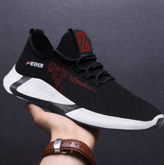 Nouvelles chaussures de sport pour hommes, respirantes, décontractées, en maille, antidérapantes