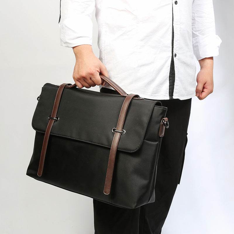 Sac à bandoulière en toile décontracté et portable pour homme - Style & confort