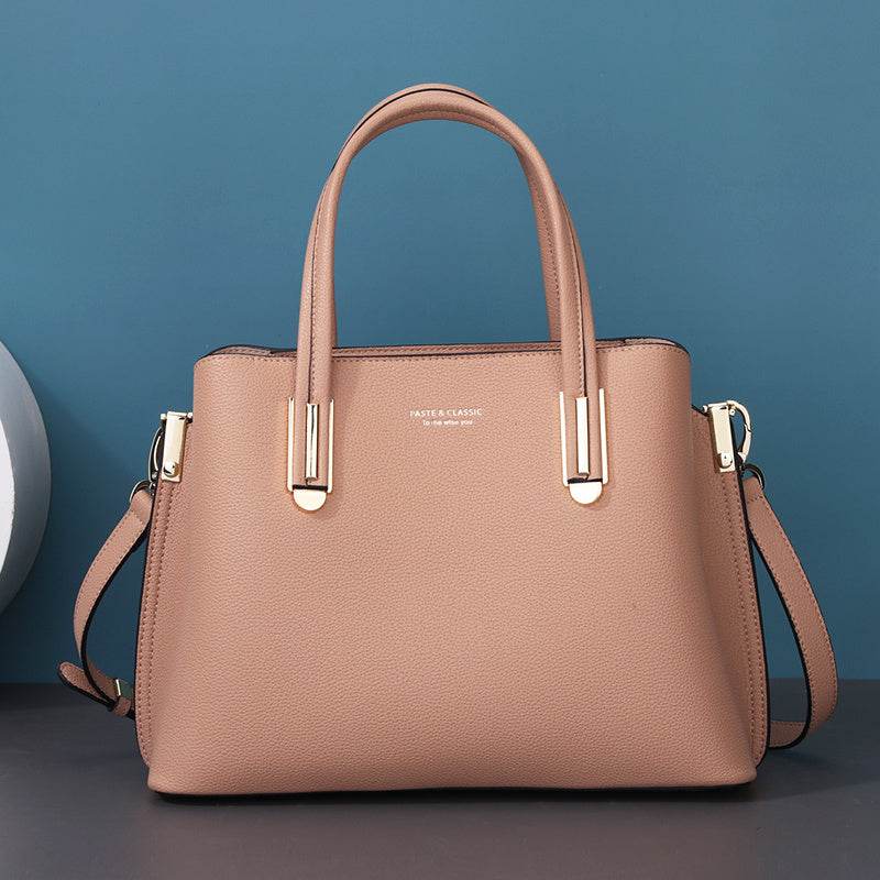 Sac en cuir noir pour femme - Style & confort