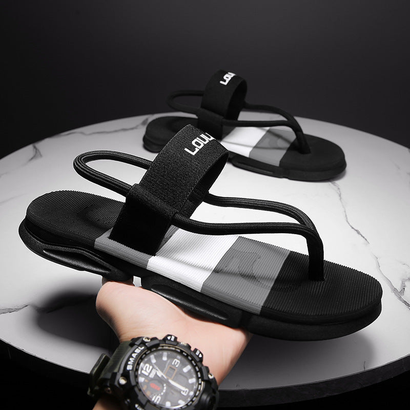 Sandales pour hommes, confortables et décontractées, chaussures de plage