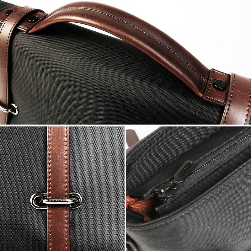Sac à bandoulière en toile décontracté et portable pour homme - Style & confort