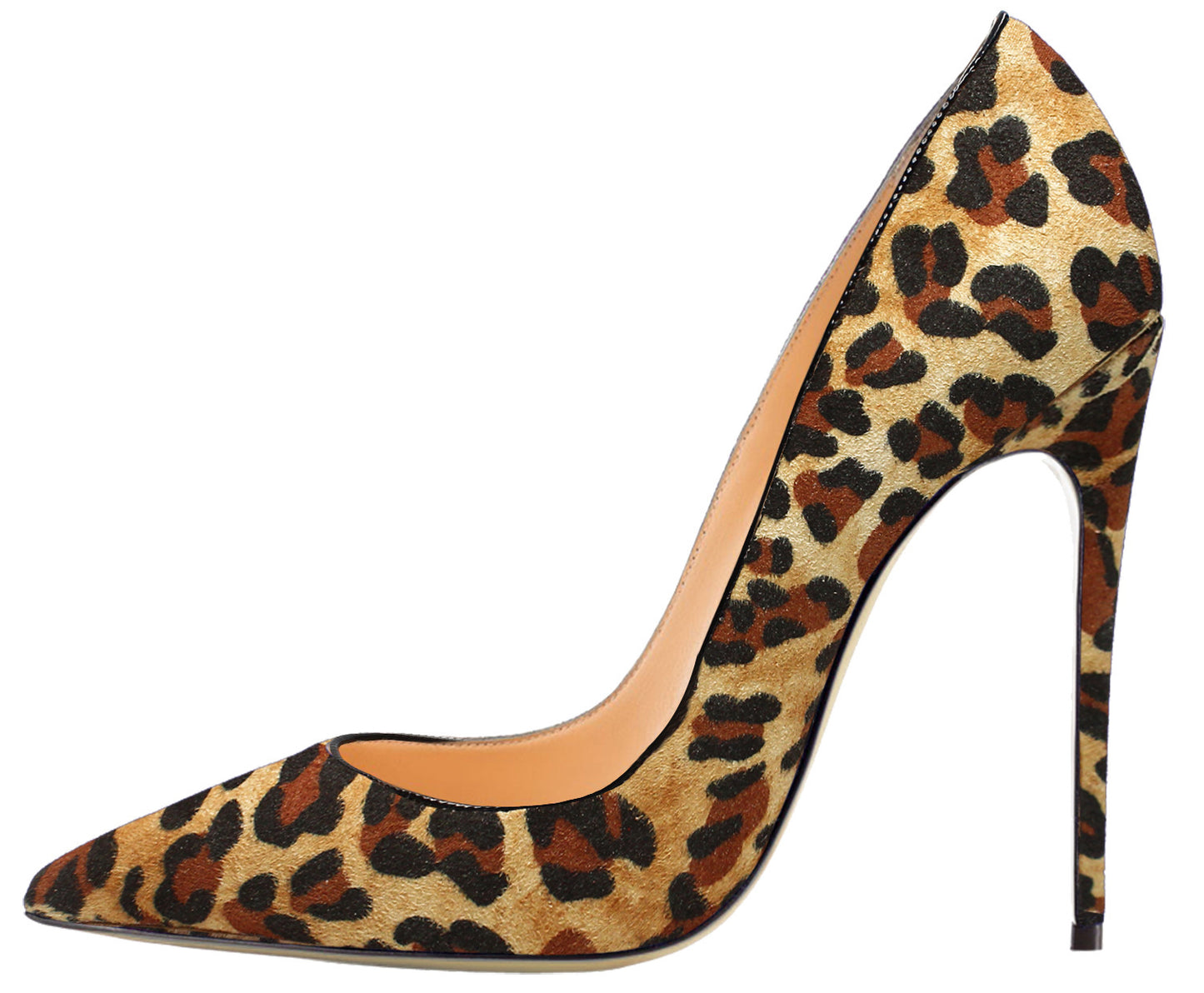 Chaussures à talons hauts et bout pointu pour femme, motif animal