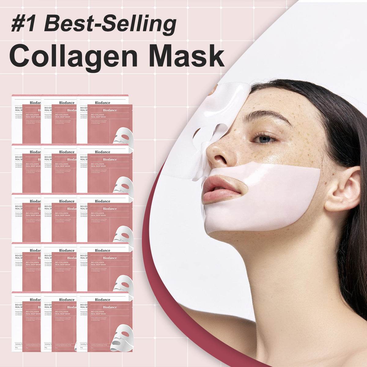Masque de nuit au collagène pour le visage au collagène - Style & confort