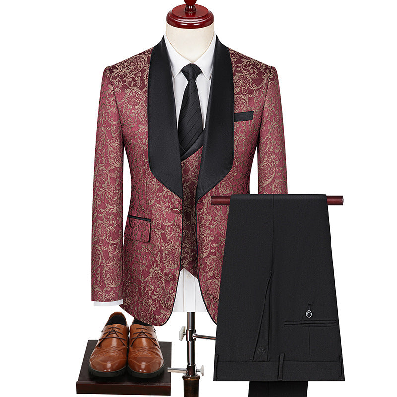 Men's Jacquard Ceremony Suit