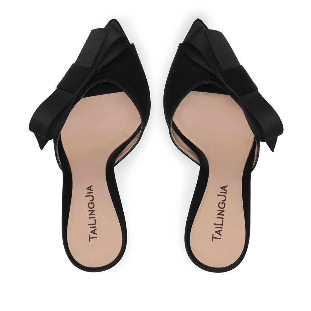 Talons hauts en tissu pour femmes