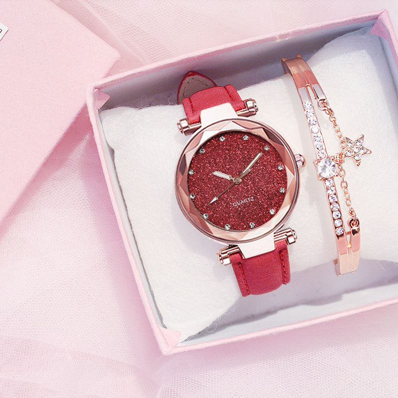Coffret cadeau montre-bracelet pour femme