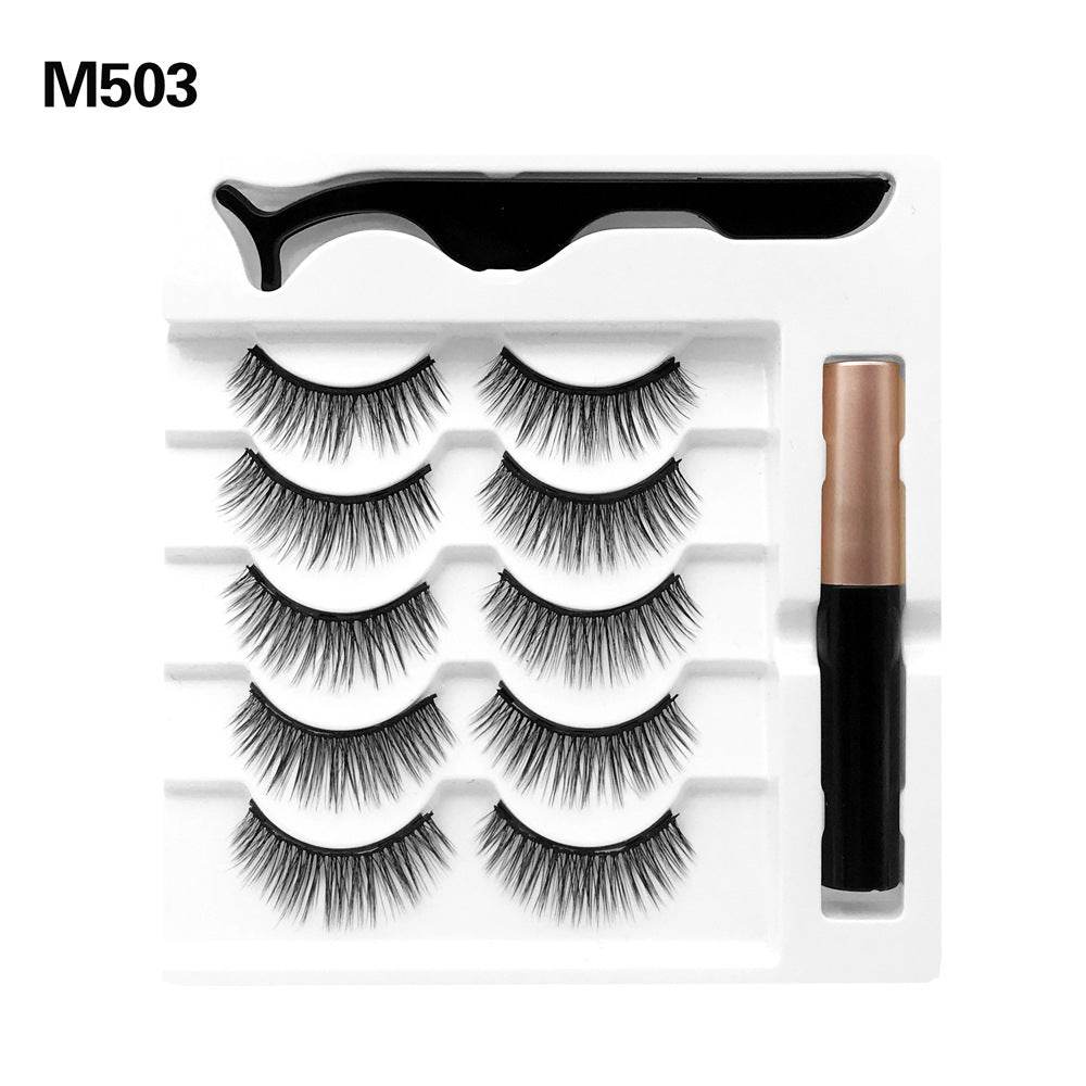 Faux cils magnétiques (5paires) - Style & confort