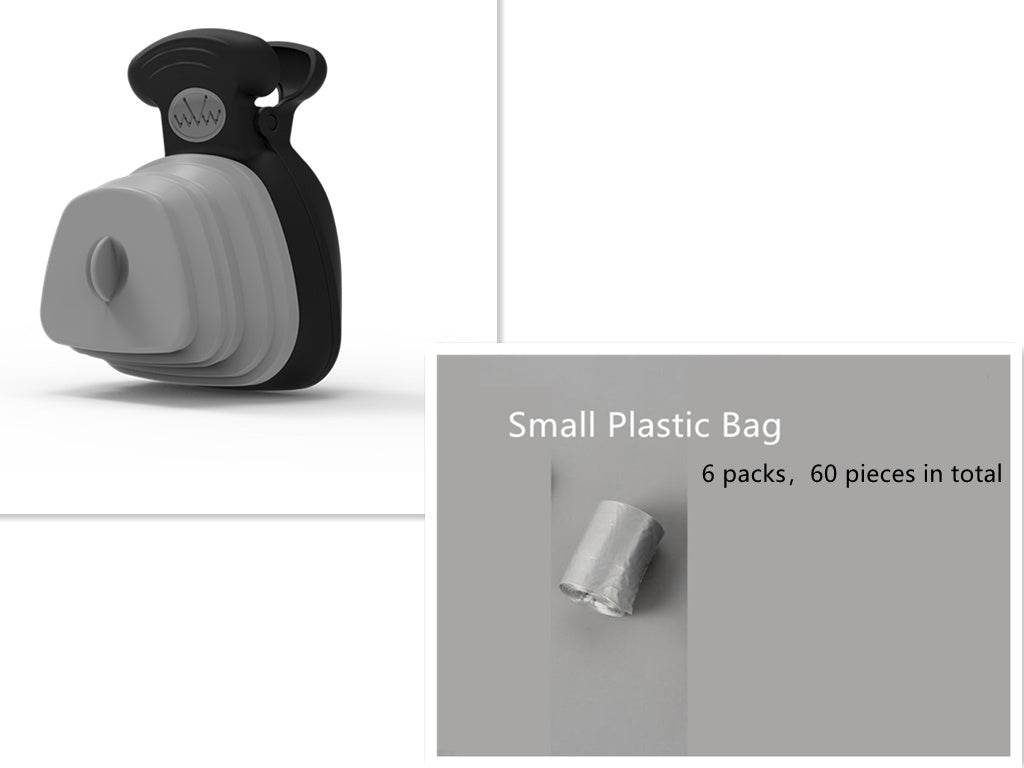 Pet Dog Poop Bag Dispenser Travel Foldable Poop Spoon - Style & confort