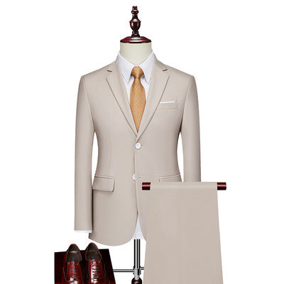 Men's two-piece suit, business casual suit