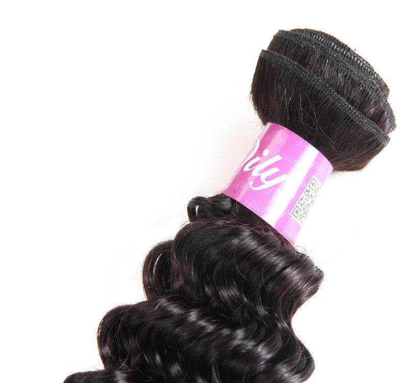 Tissage curly de cheveux humains - Style & confort