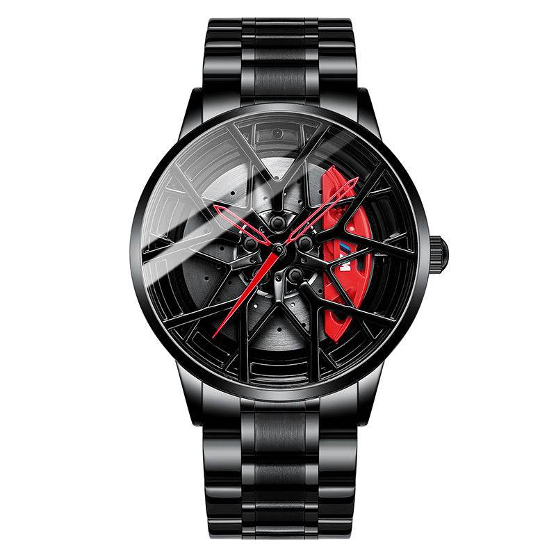 Montre mécanique à cadran creux avec frein tridimensionnel - Style & confort
