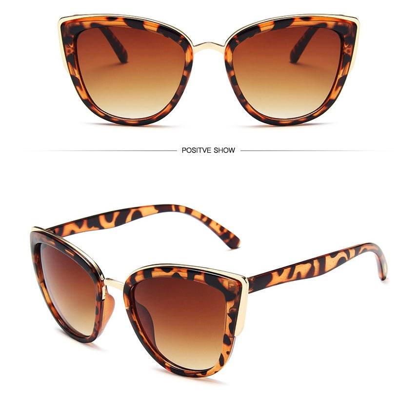 Lunettes de soleil rétro œil de chat pour femme - Style & confort