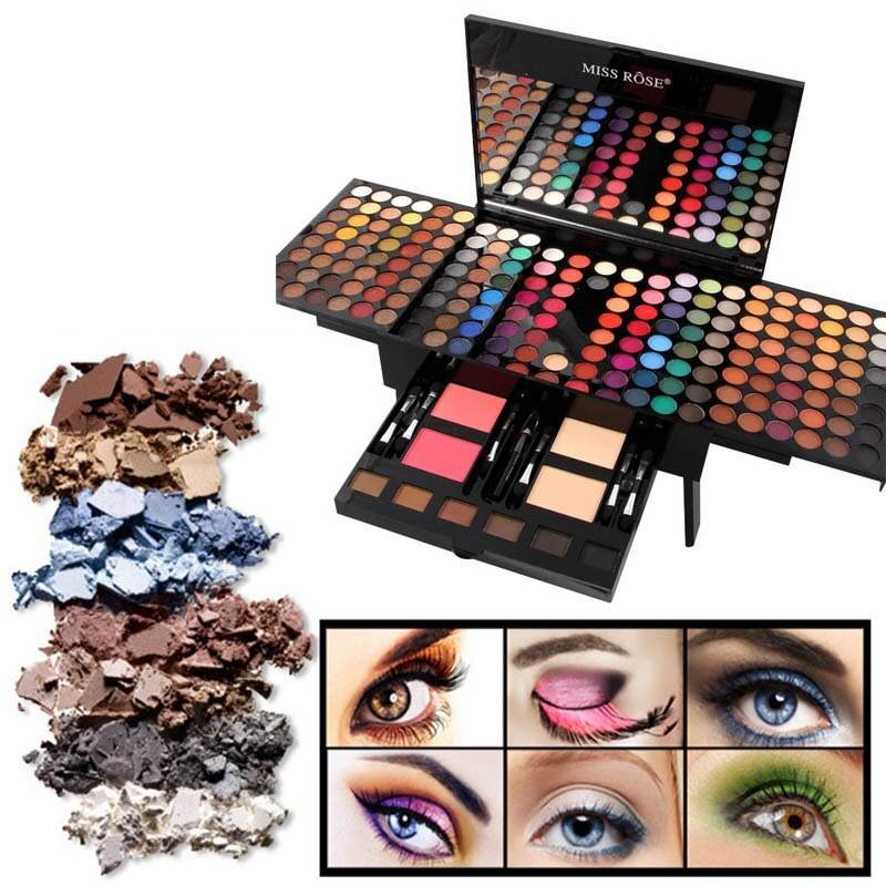 Coffret de 180 fards à paupières et blush - Style & confort