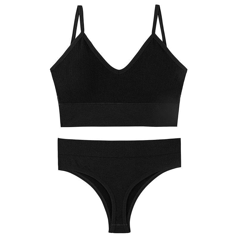 Ensemble de lingerie deux pièces avec bretelles de sport - Style & confort