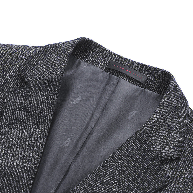 Costume homme à carreaux extensibles