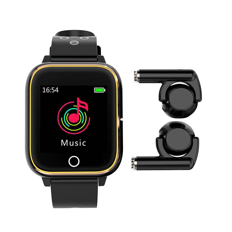 Montre intelligente 2-en-1 avec écouteurs BT 5.0 - Style & confort
