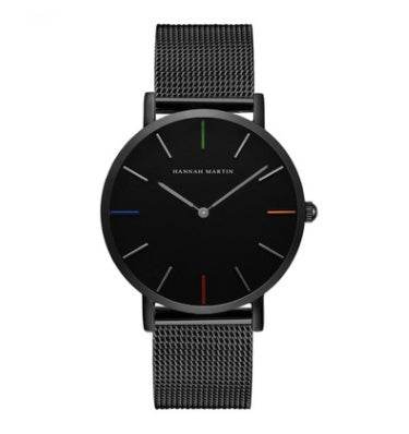 Montre à quartz japonaise de haute qualité 36 mm Hannah Martin - Style & confort