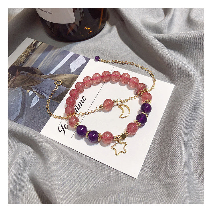 Peach blossom bracelet for women