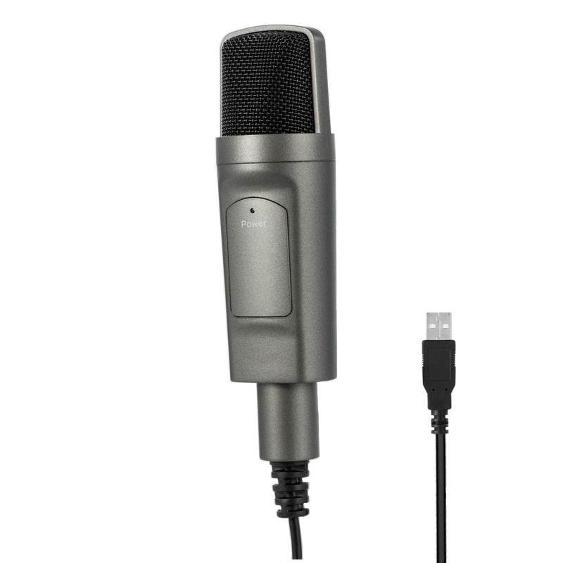 Microphone filaire condensateur USB , enregistrement en direct - Style & confort
