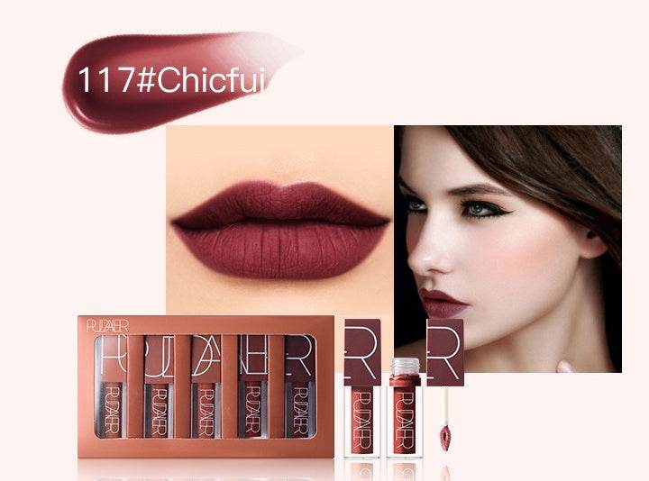 Lip gloss suit 5pcs - Style & confort