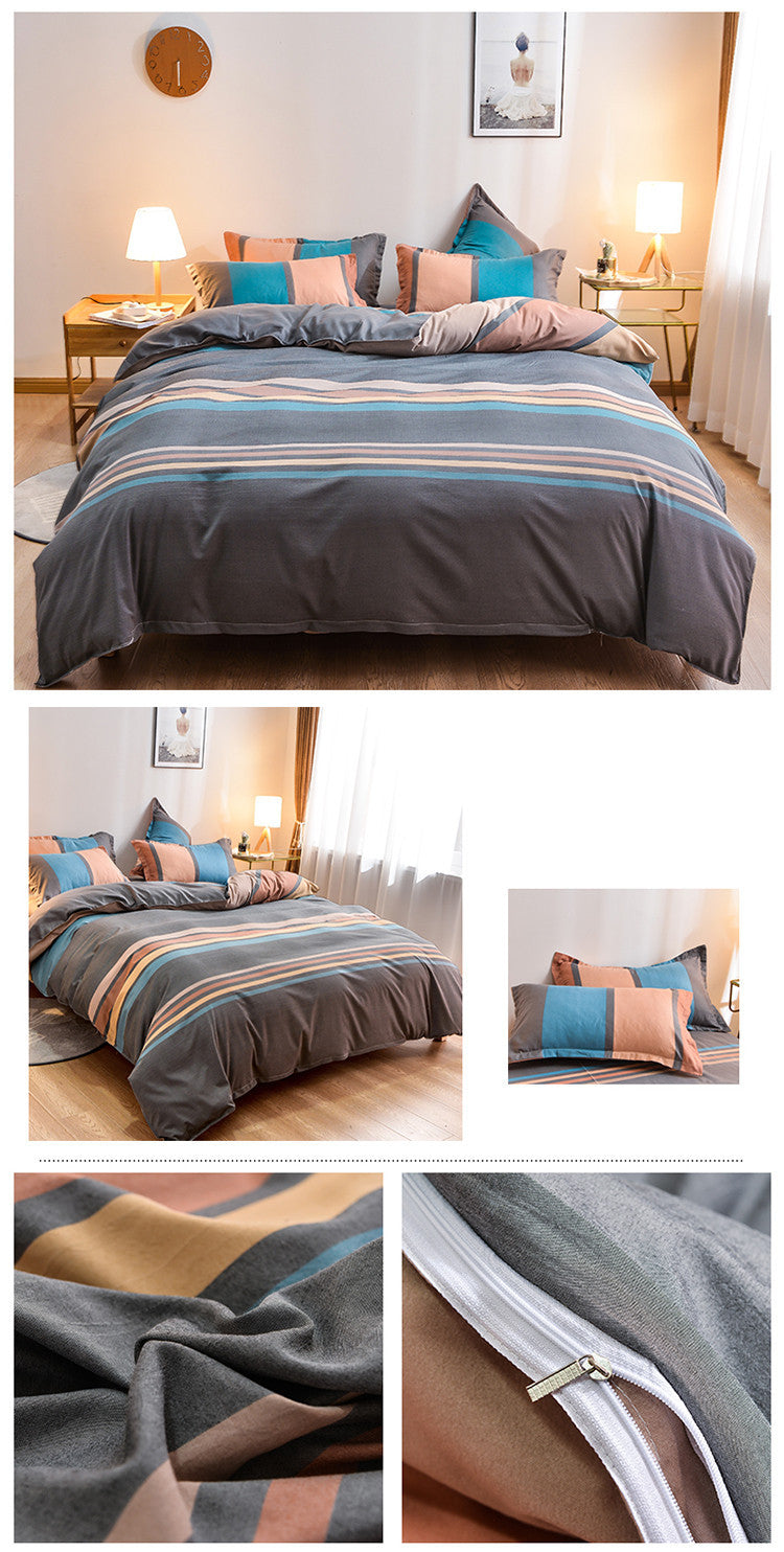 Housse de couette, literie 4Pièces