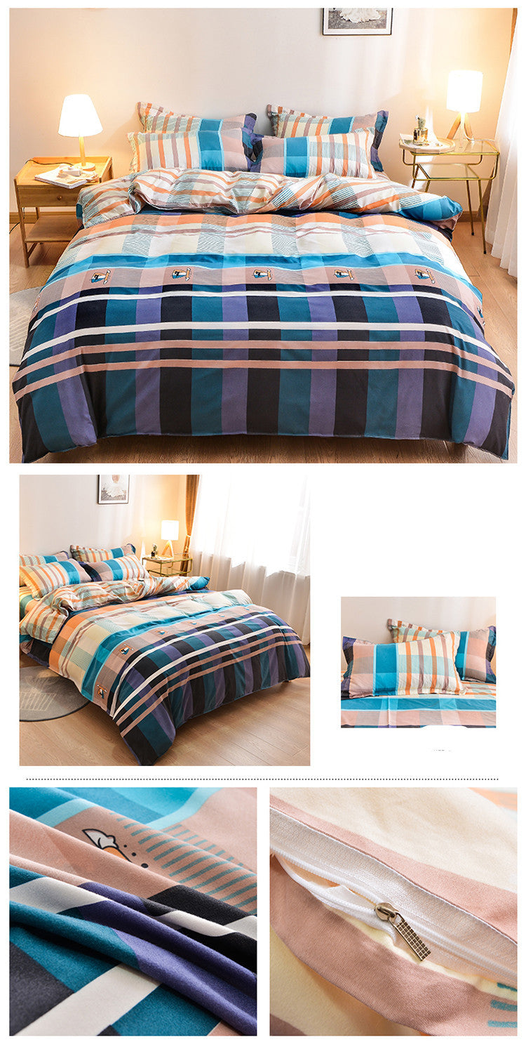 Housse de couette, literie 4Pièces