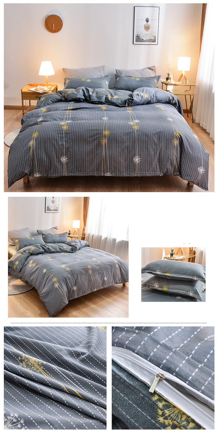 Housse de couette, literie 4Pièces