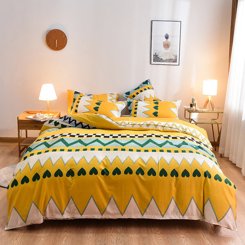 Housse de couette, literie 4Pièces