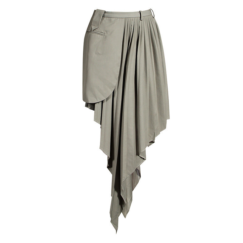 Costumes Jupe asymétrique à taille fuyante