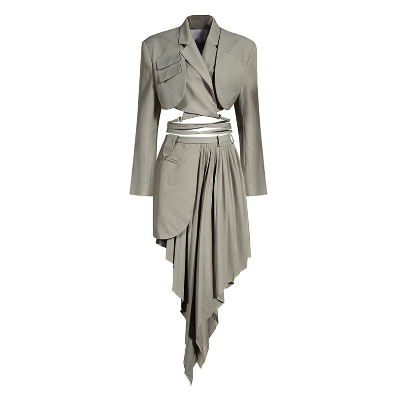 Costumes Jupe asymétrique à taille fuyante