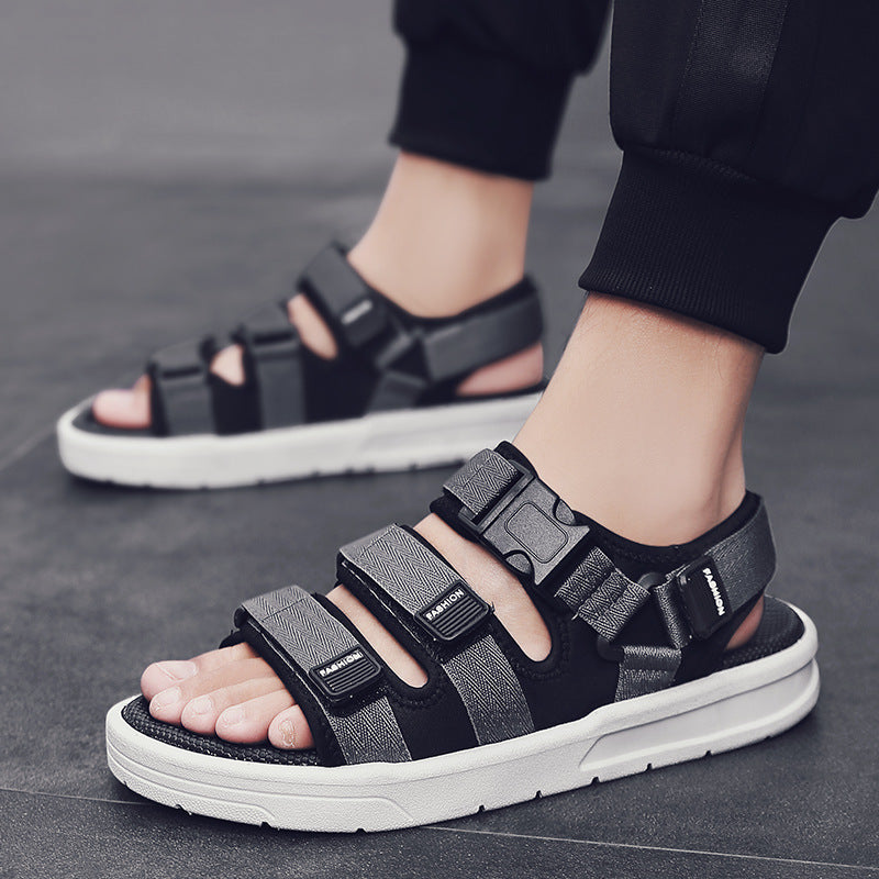 Herren Sommersandalen rutschfest mit dicker Sohle