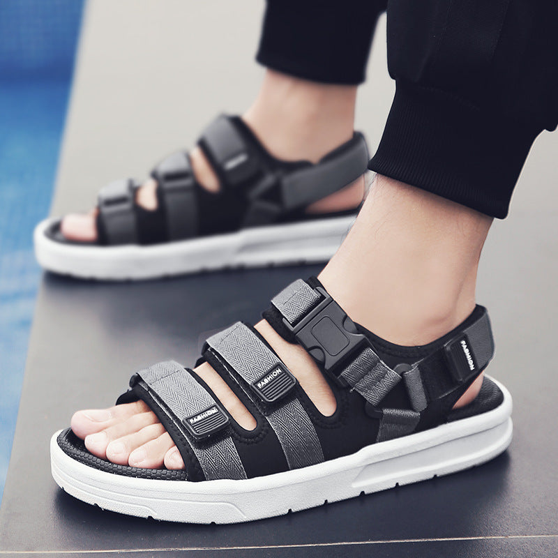 Herren Sommersandalen rutschfest mit dicker Sohle