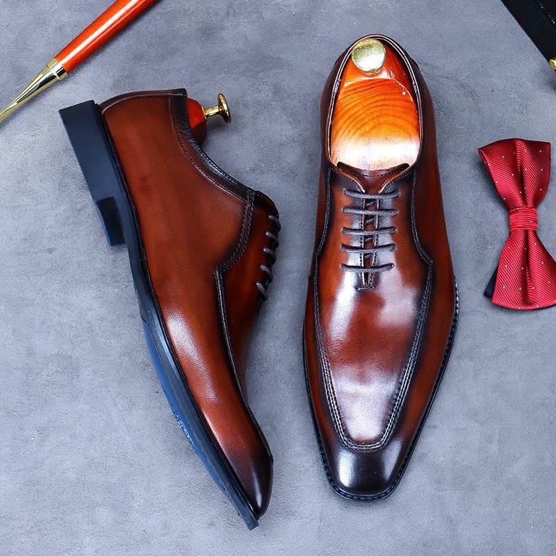 Chaussures de travail britanniques en cuir - Style & confort