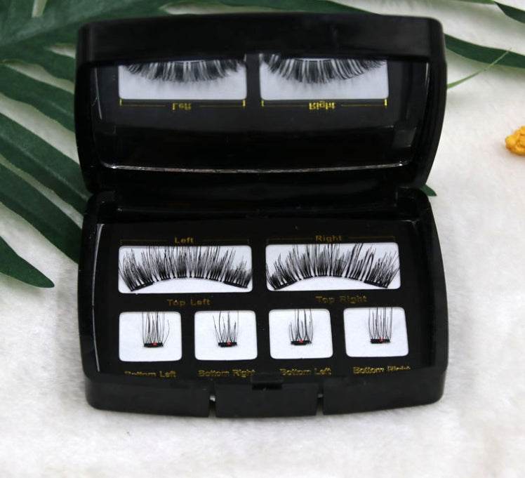 Ensemble de faux cils magnétiques en acrylique sans colle - Style & confort