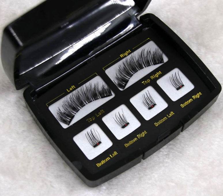 Ensemble de faux cils magnétiques en acrylique sans colle - Style & confort