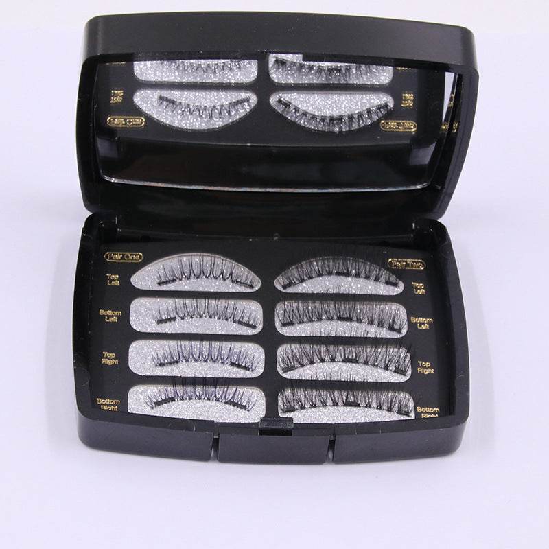 Ensemble de faux cils magnétiques en acrylique sans colle - Style & confort