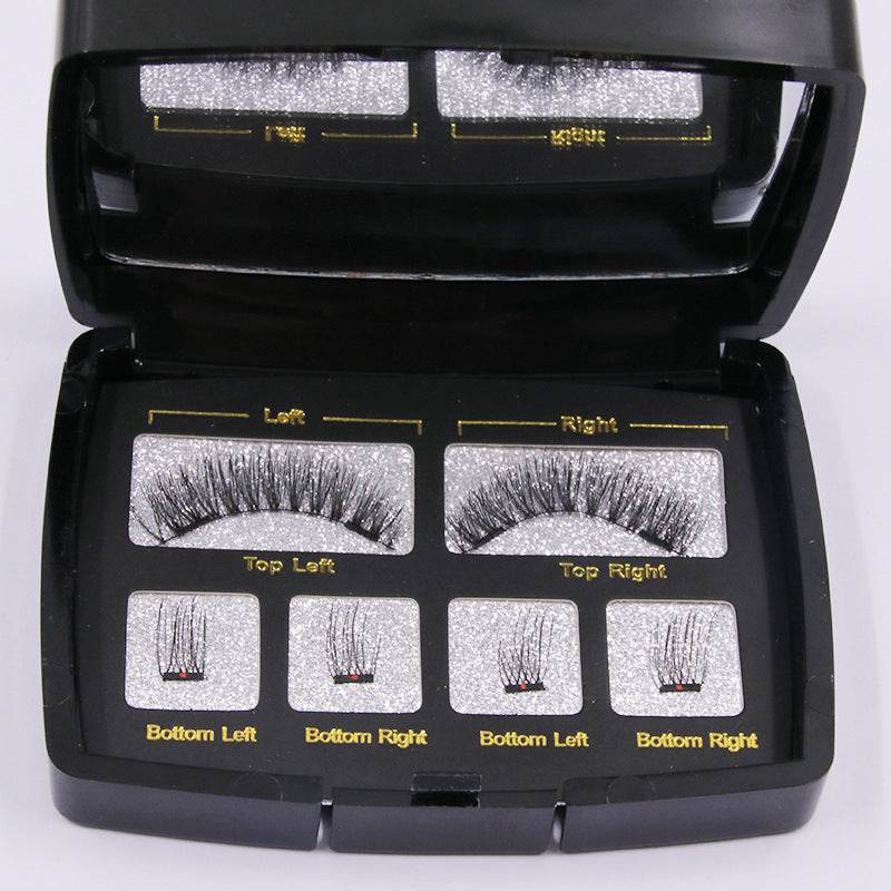 Ensemble de faux cils magnétiques en acrylique sans colle - Style & confort
