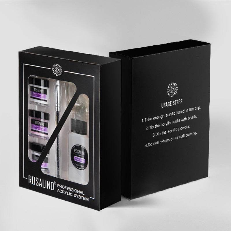 Kit de système acrylique pour poudre à ongles - Style & confort