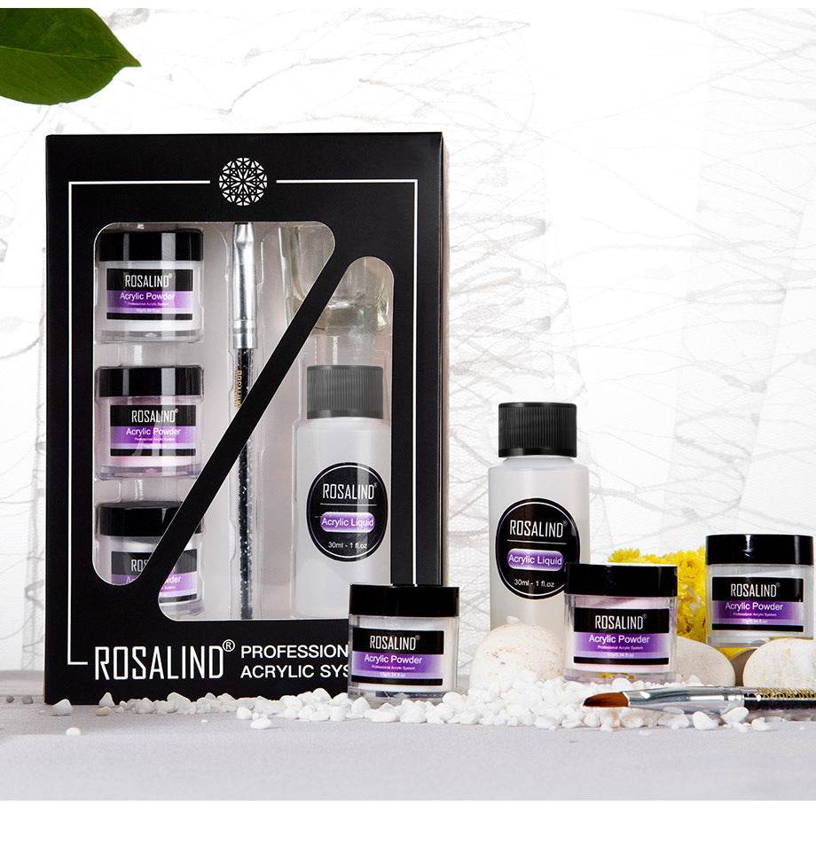 Kit de système acrylique pour poudre à ongles - Style & confort