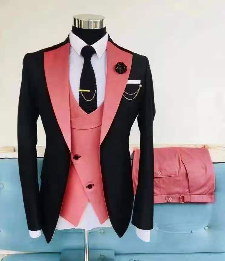 Men's Casual Three-Piece Suit