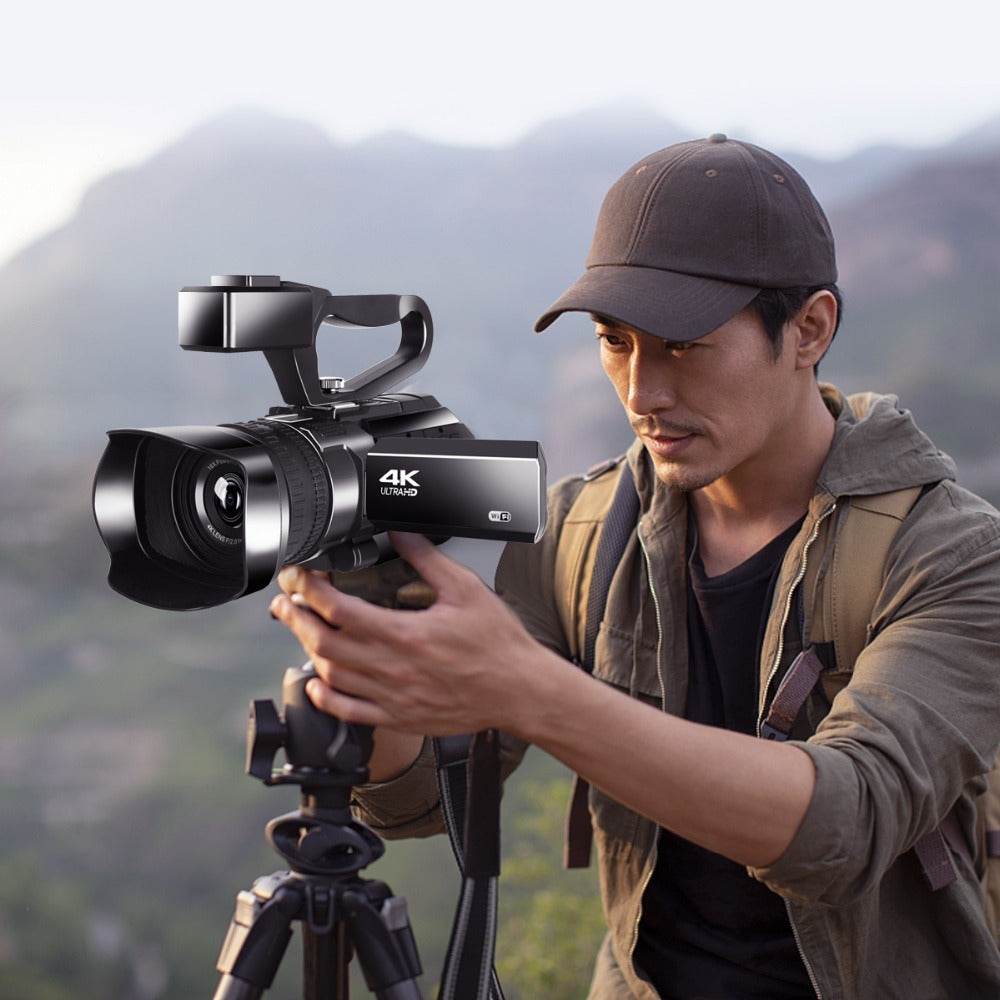 Nouvelle caméra vidéo numérique haute définition portable 4K - Style & confort
