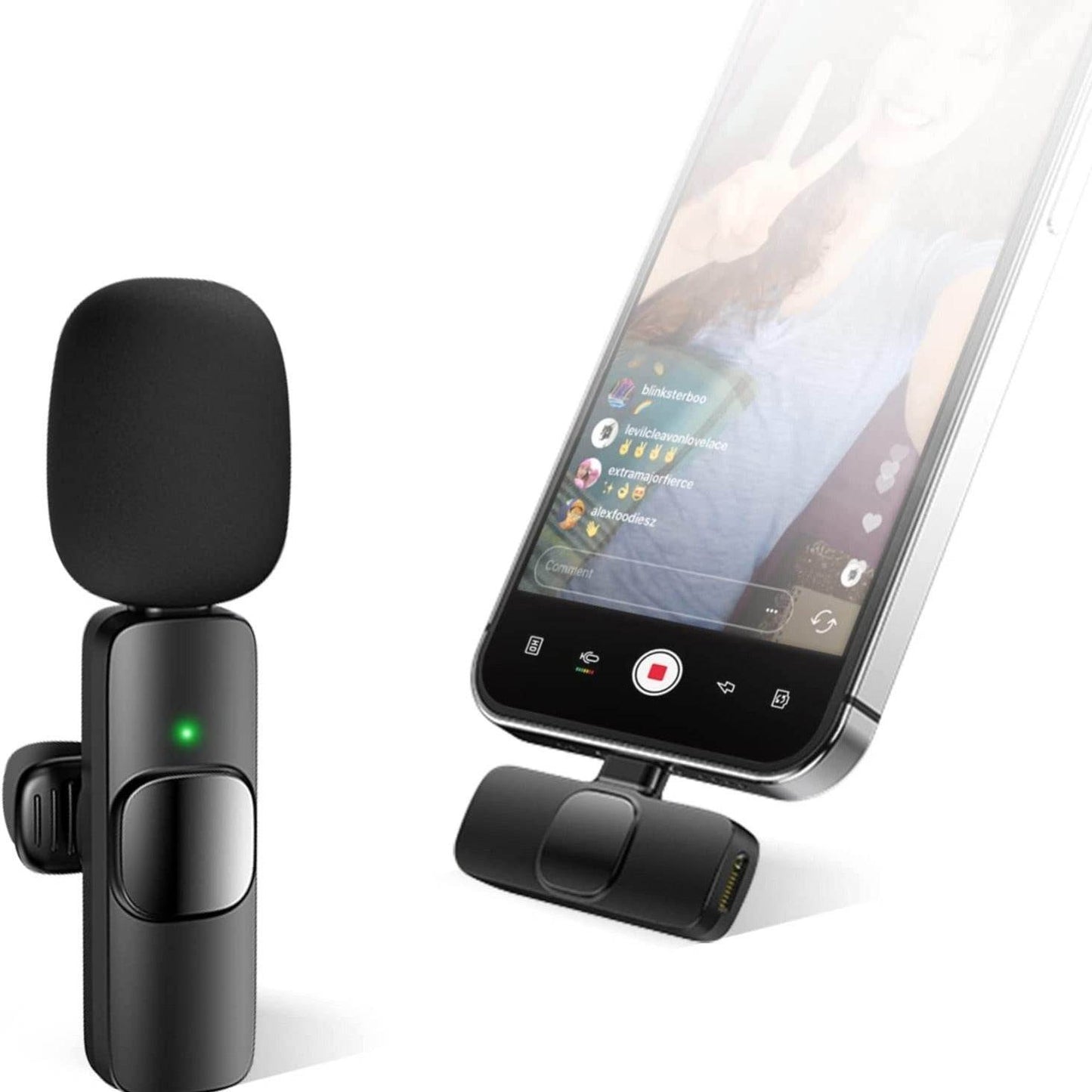 Microphone cravate sans fil - Style & confort