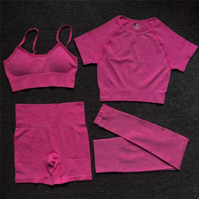 Ensemble de yoga sans coutures pour femme