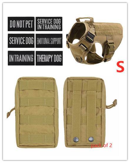 Harnais tactique militaire pour chien - Style & confort