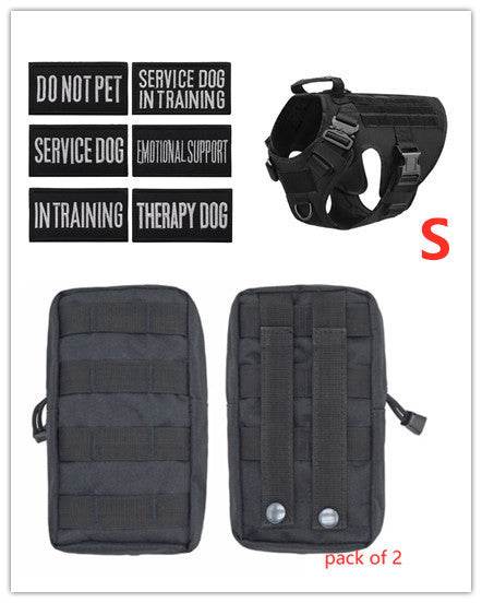 Harnais tactique militaire pour chien - Style & confort