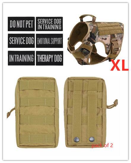 Harnais tactique militaire pour chien - Style & confort