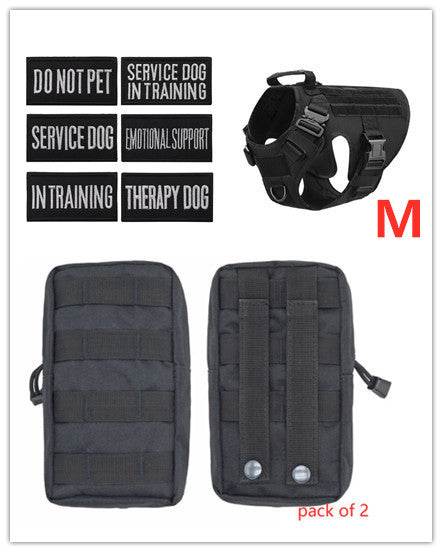 Harnais tactique militaire pour chien - Style & confort
