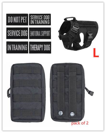 Harnais tactique militaire pour chien - Style & confort