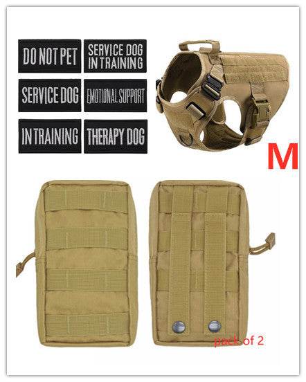 Harnais tactique militaire pour chien - Style & confort