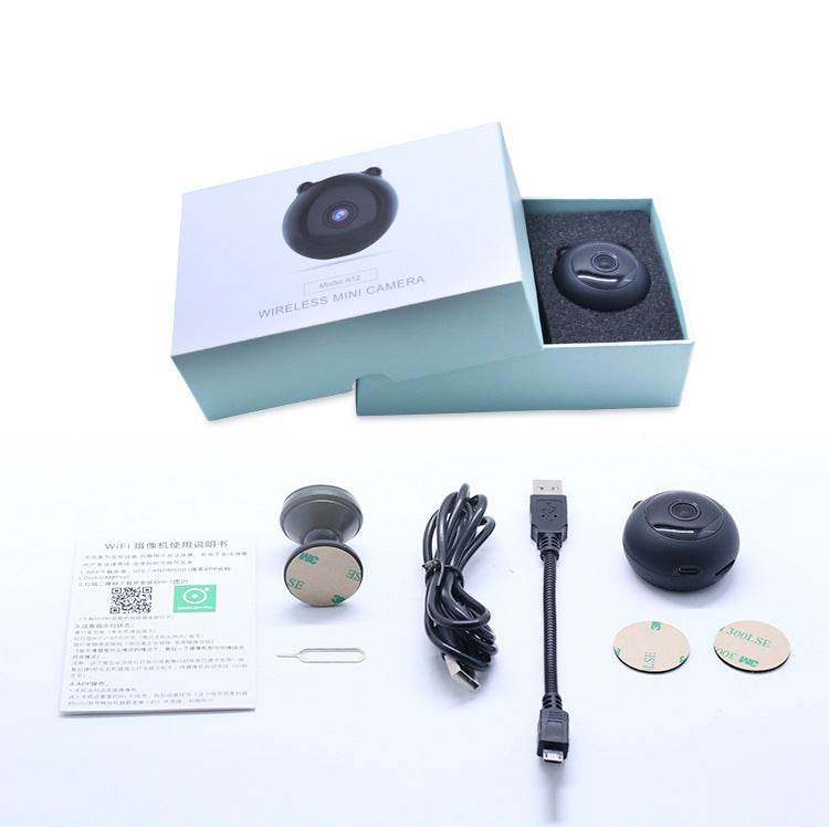 Mini caméra sans fil Wifi intelligente avec vision nocturne HD - Style & confort